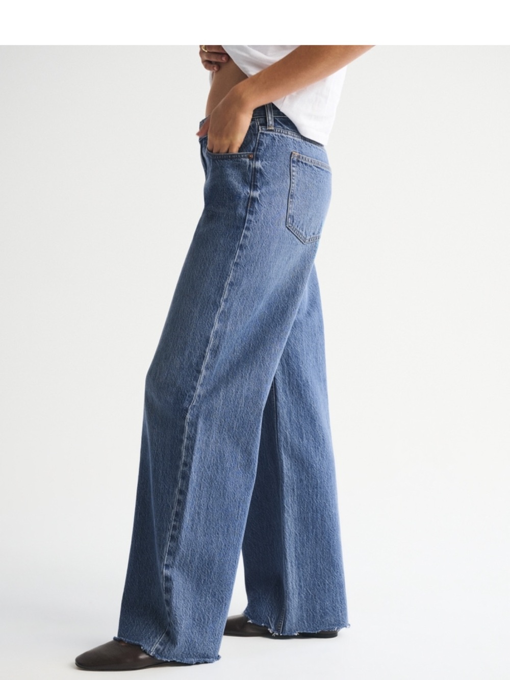 NWT Abercrombie & Fitch Ultra Loose Low Rise Jean - Picture 2 of 8